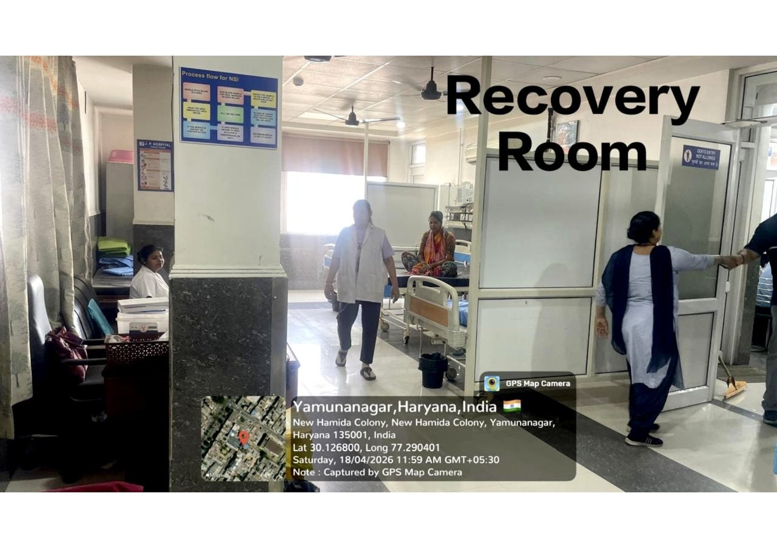 Geo-tagged view of J.P. Hospital